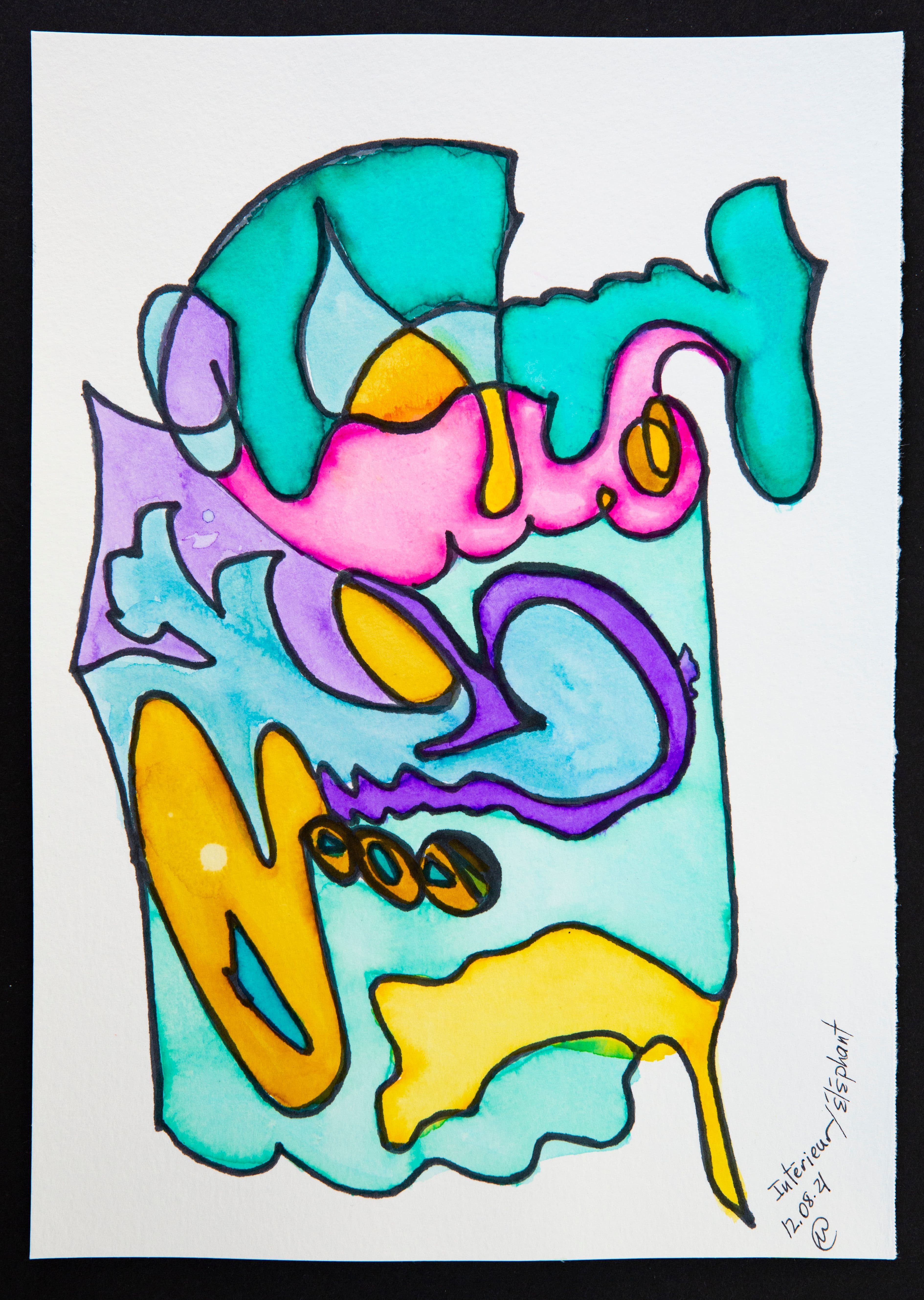 Intérieur Éléphant - Portrait artwork 1